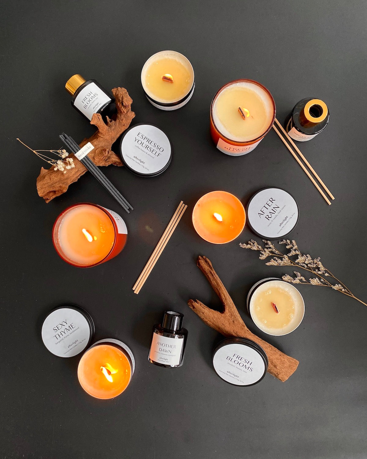 Afterlight Scented Candles, Reed Diffusers and Gifts, Made in Malaysia